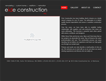 Tablet Screenshot of eideconstruction.com
